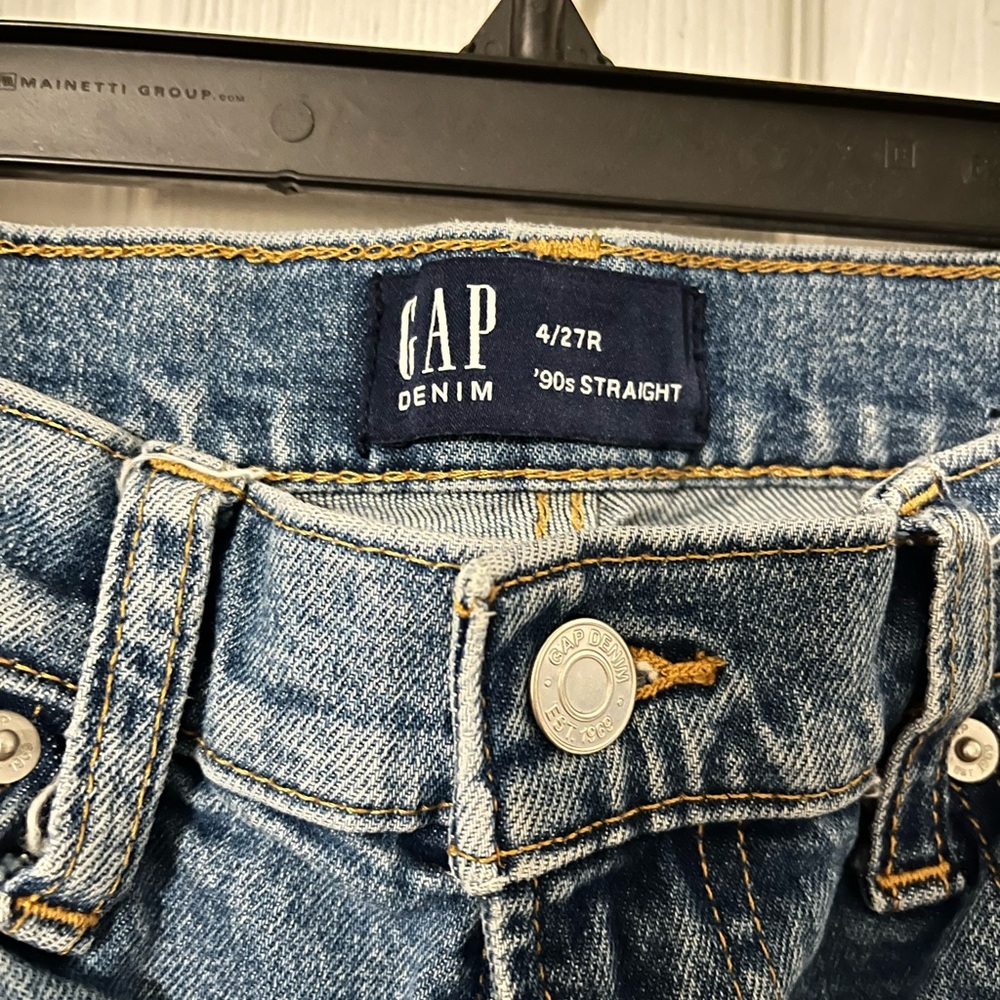 GAP Blue Denim Straight Jeans
